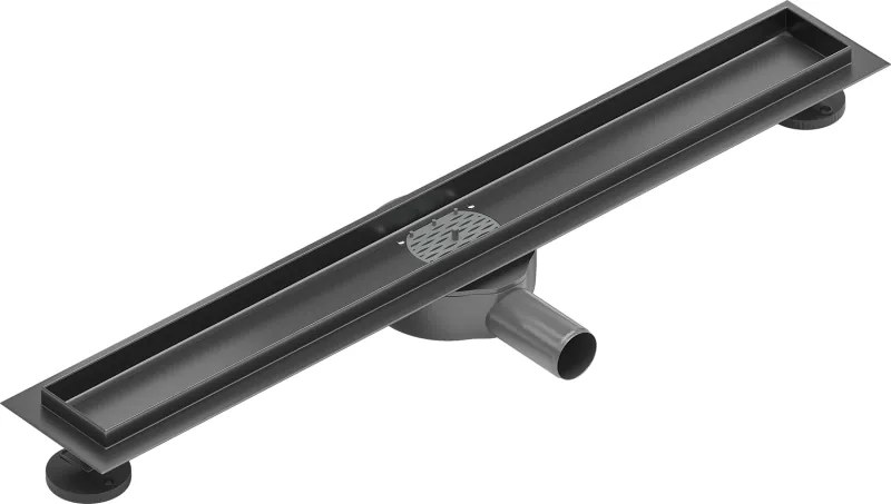 Mexen Flat 360° roterende lineaire afvoerbehuizing 70 cm, geborsteld gun gray - 1E40070