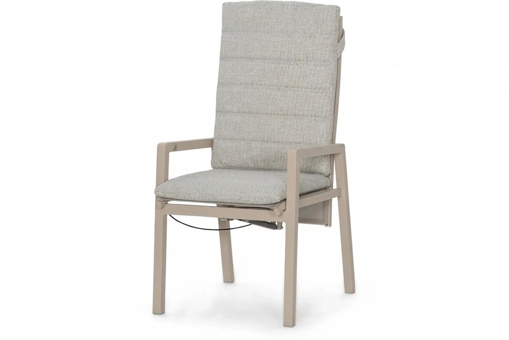 Tuinset 2 personen 909 cm Aluminium Zand/Beige Lifestyle Garden Furniture Vivaro/Creta