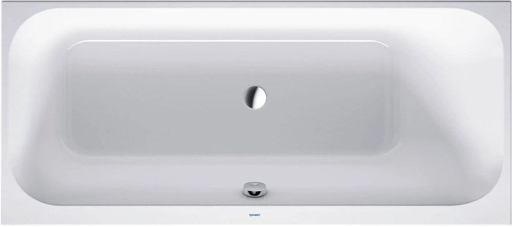 Duravit Happy D 2 inbouwbad met ligzijde rechts 170x75cm glans wit acryl