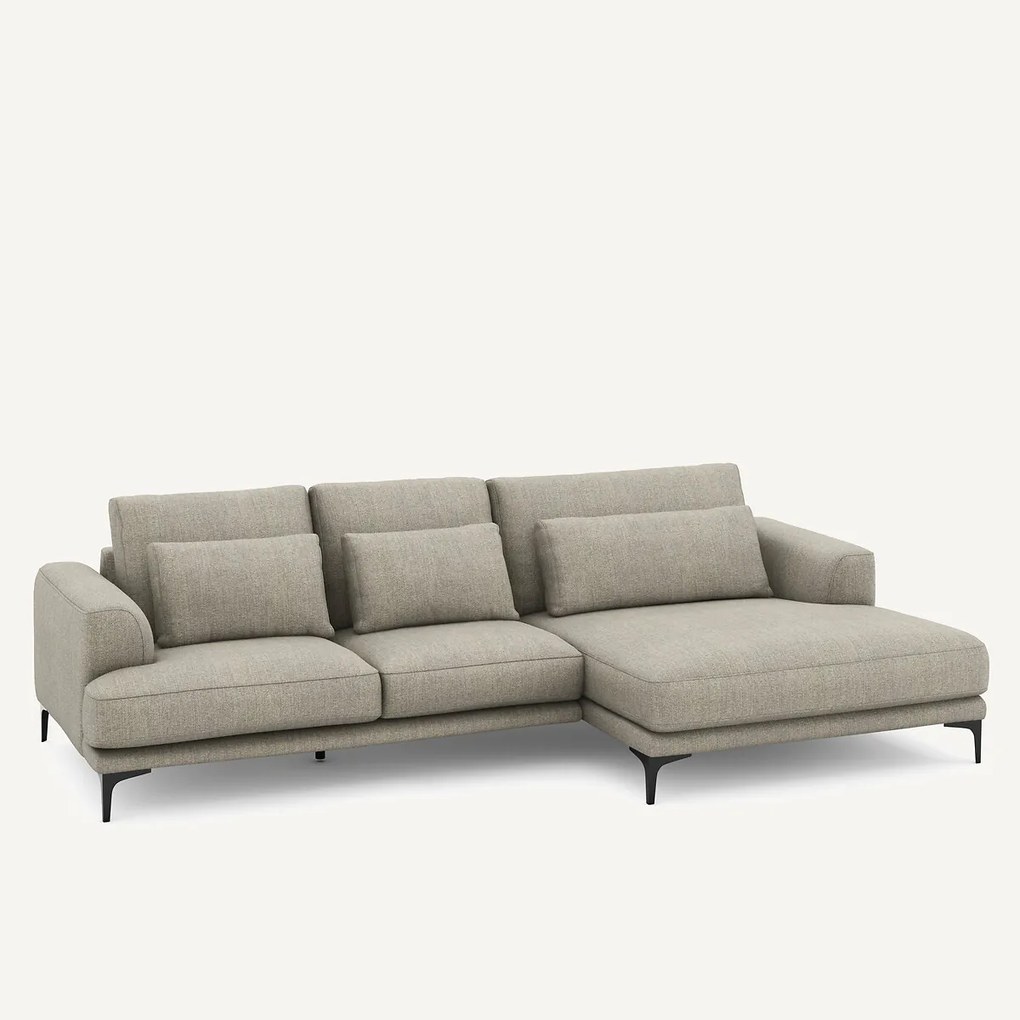 XL hoekbank rechts in tweed, MARSILE