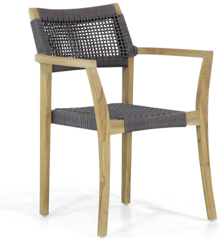 Tuinset 6 personen 260 cm Rope Grijs Lifestyle Garden Furniture Dallas/Lazio