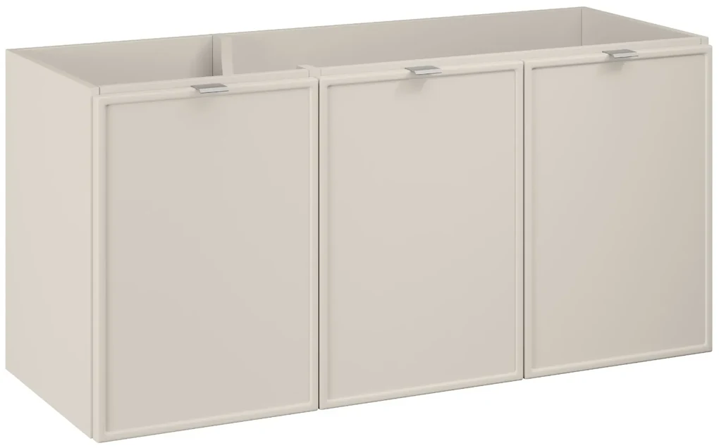 Comad Bella Cashmere onderkast met 3 deuren 120x45cm taupe