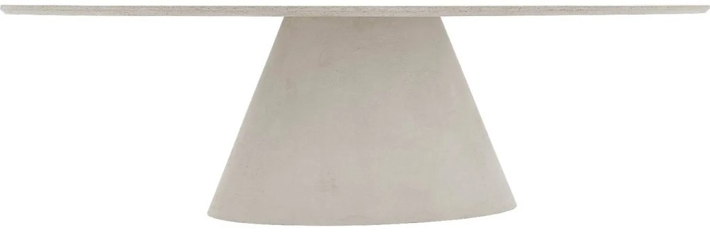 Goossens Eettafel Stone, Ovaal 270 x 120 cm