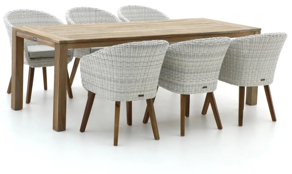 Intenso Tropea/ROUGH-S 220cm dining tuinset 7-delig