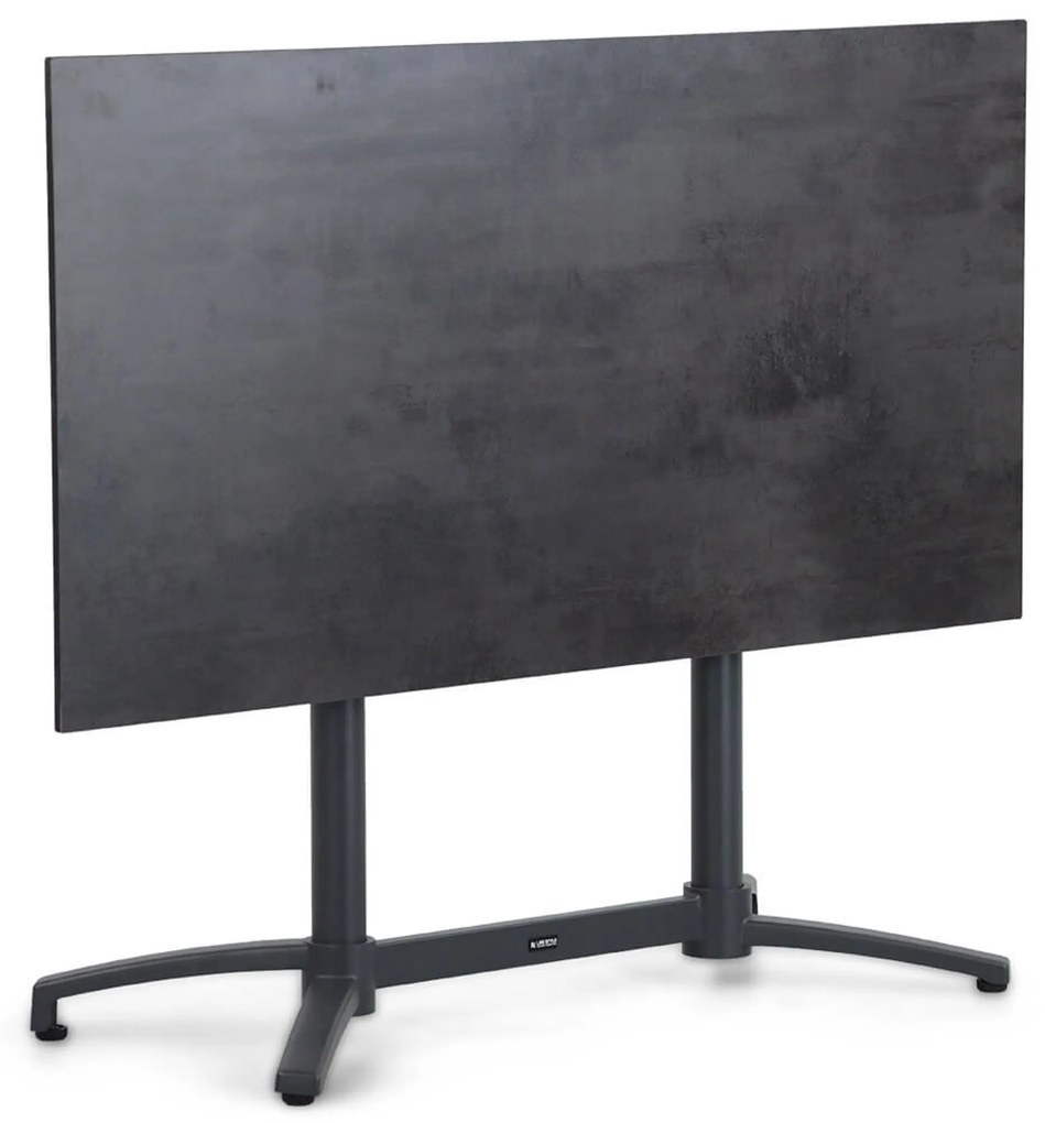 Dining Tuintafel rechthoekig inklapbaar 140 x 70 cm Grijs Marano