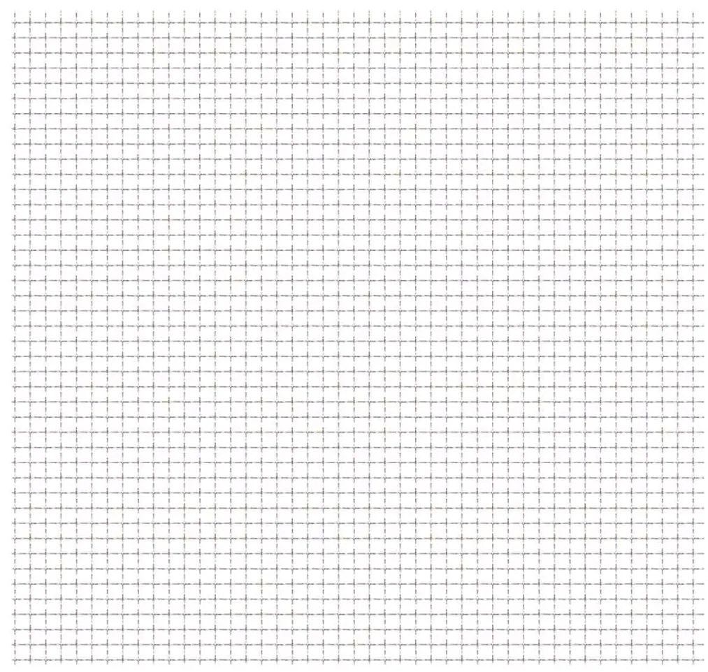 vidaXL Draadhek geweven gaas 50x50 cm 11x11x2 mm roestvrij staal