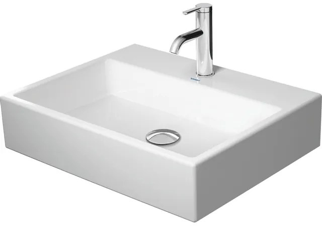 Duravit Vero Air Wastafel - 60x47cm - 1 kraangat - zonder overloop - geslepen - wit 2350600071