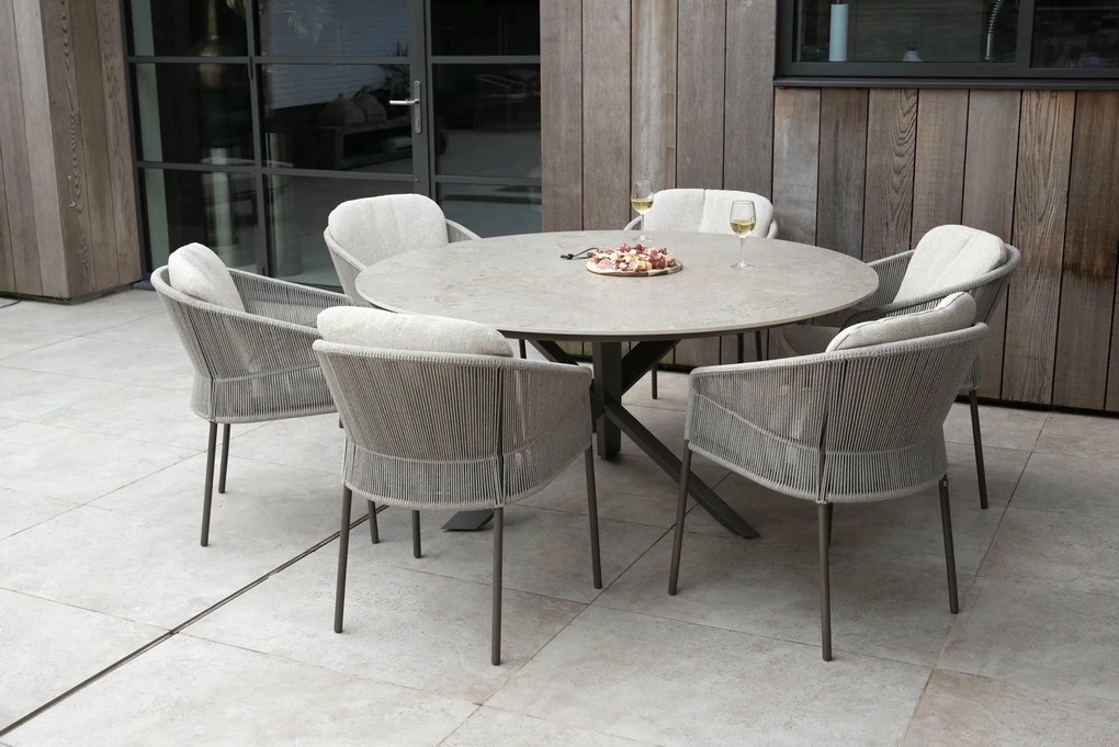 Taste by 4 Seasons Florence tuinstoel terre SALE Tuinstoel bruin weerbestendig