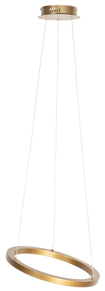 Hanglamp goud 40cm incl. LED 3-staps dimbaar - Girello