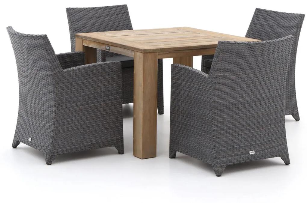 Forza Barolo/ROUGH-X 100cm dining tuinset 5-delig