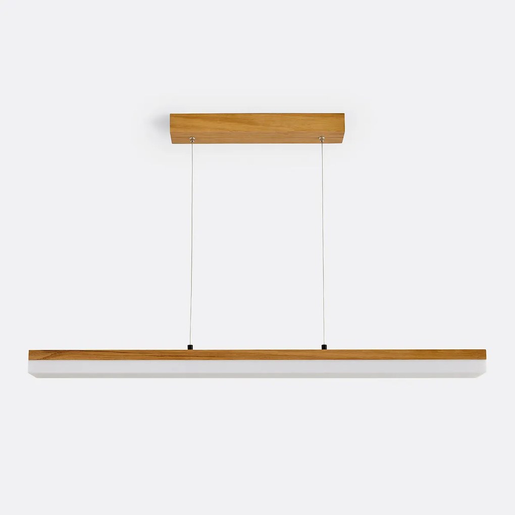 LED-hanglamp in eik en acryl, Segundo