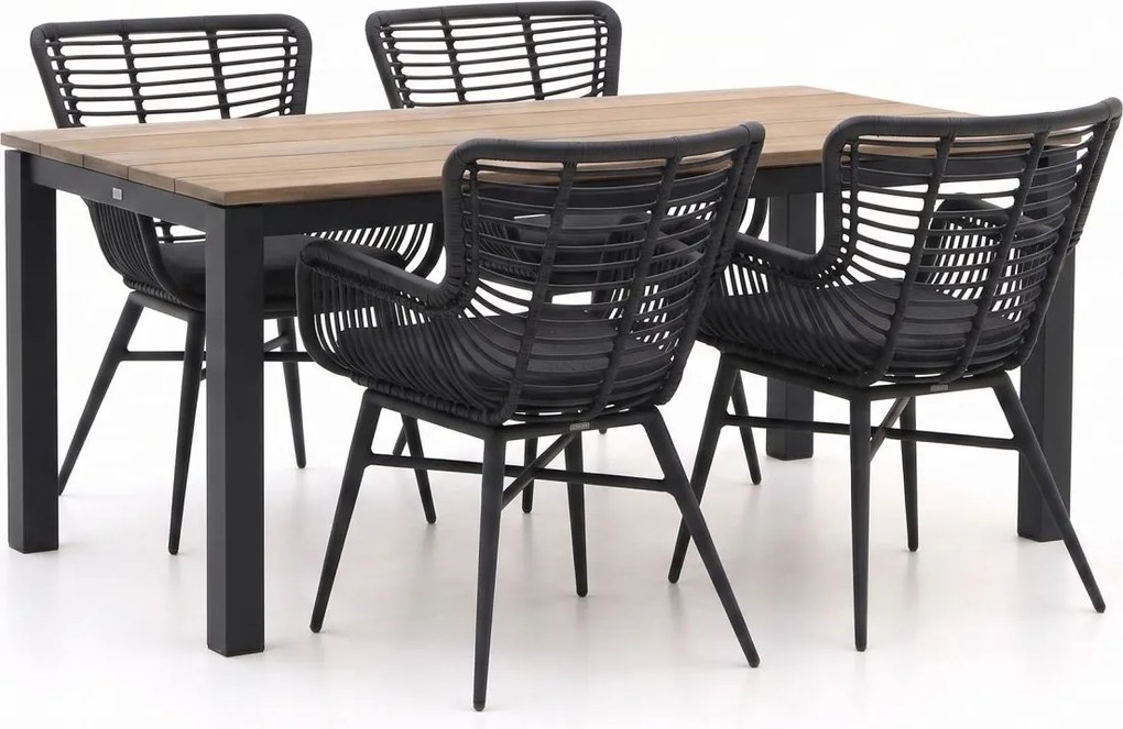 Diningset Intenso  | 4 personen | Tuinset teakhout | 5-delig | Kees Smit Tuinmeubelen