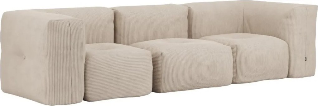 Soft Zitzak Indoor 3 Seater - Corduroy Beige