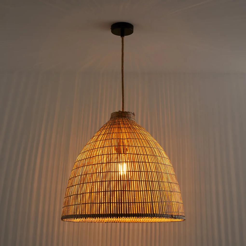 Hanglamp in bamboeØ50 cm, Aleandro