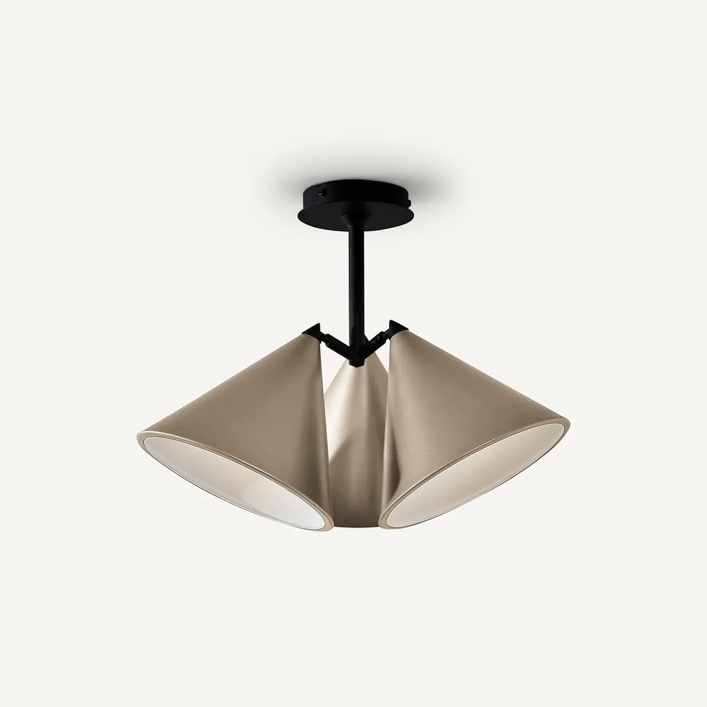Plafondlamp 3 kegels, Moke