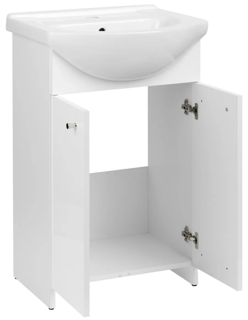 Plazan Basic badkamermeubel 50cm wit