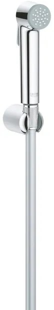 GROHE Vitalio Trigger Handdoucheset - 1 straalsoort - rond - met houder - gladde slang - 125cm - chroom 26175001