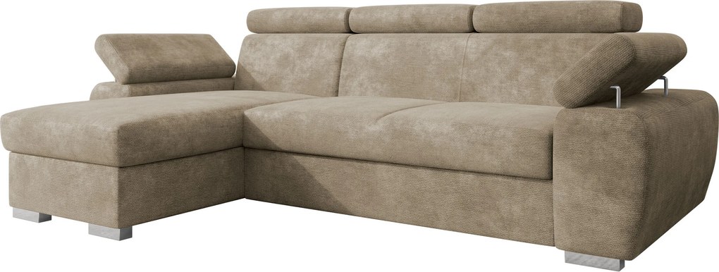 Hoekbank Columbus 252, Aanwezig, Aanwezig, 255x170x85cm, 124 kg, Poten: Kunststof, Hout: Grenen