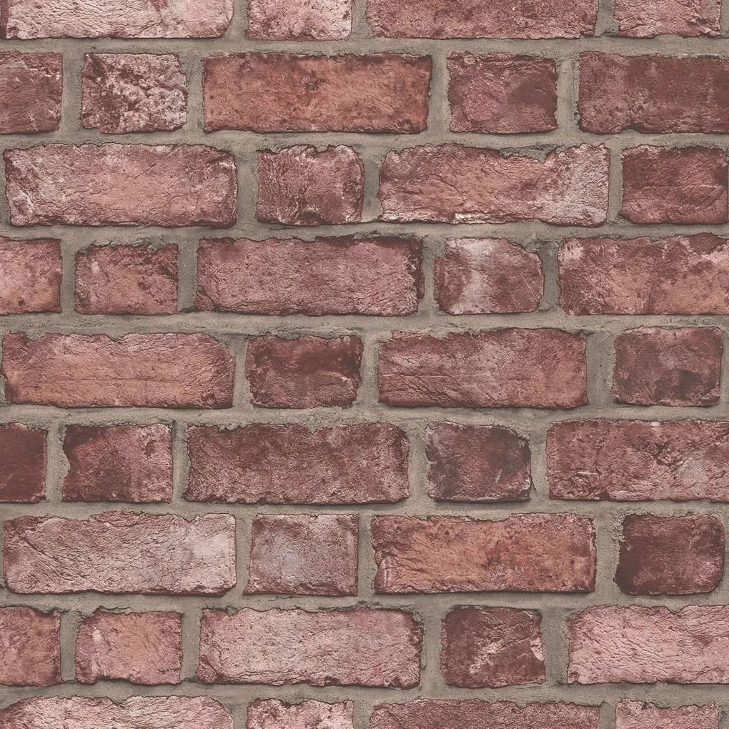 Noordwand Homestyle Behang Brick Wall rood