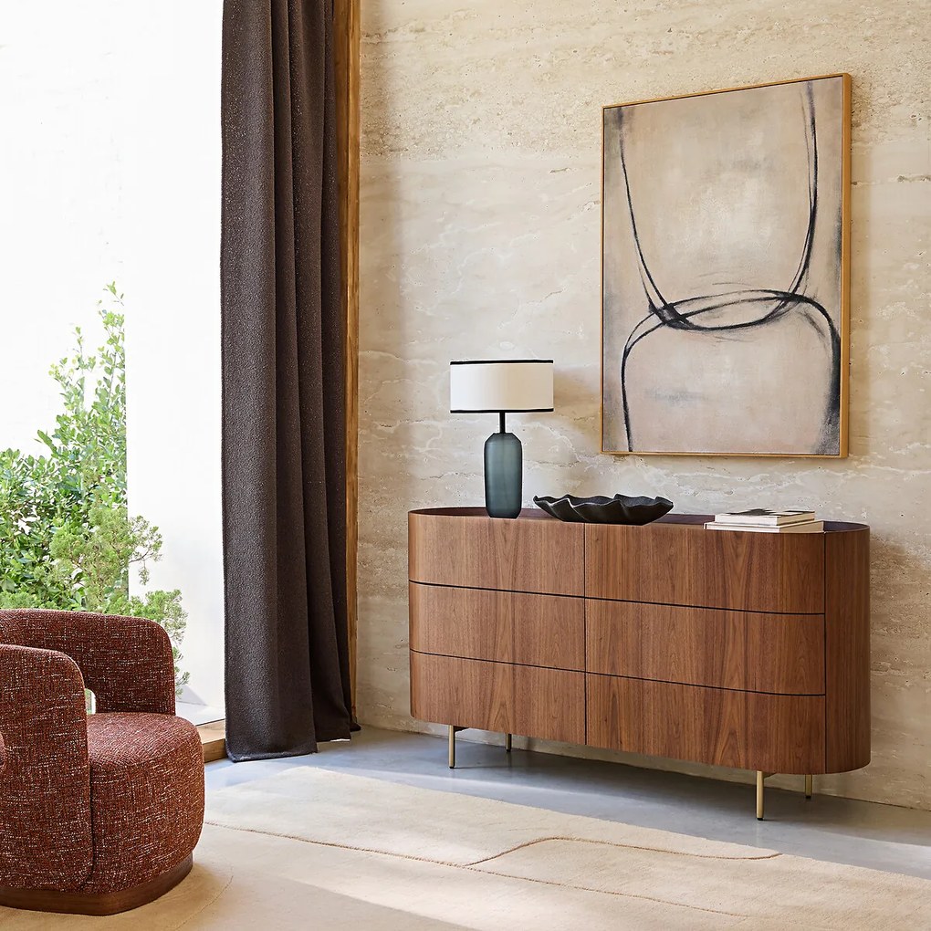 Bouclé gordijn, verborgen patjes, Belvini