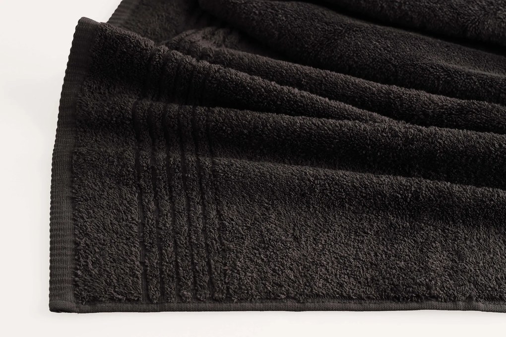 Gastendoek Supreme Collectie - 6 stuks - 30x50 - zwart