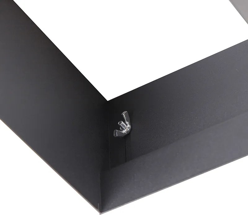 Smart inbouwspot zwart trimless 2-lichts incl. 2 Wifi GU10 111mm- Oneon