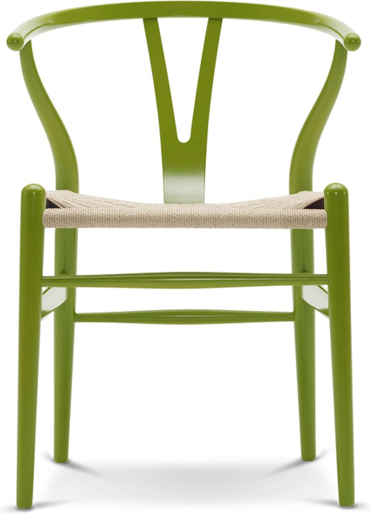 Carl Hansen & Son CH24 Wishbone stoel Colours Natural Spring Green