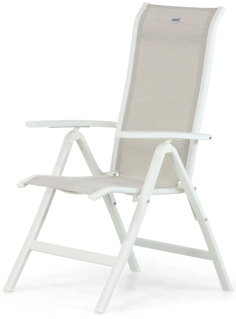 Hartman Alice Comfort Standenstoel Aluminium/textileen Wit