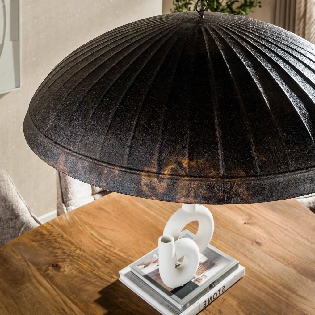 Hanglamp Met Brede Halfronde Kap