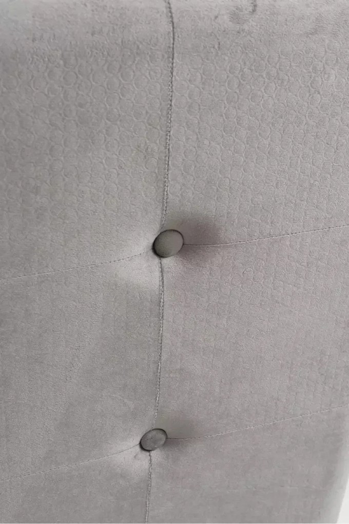 Hoofdbord  Button fluweel voor bedden van 90 cm en 80 cm