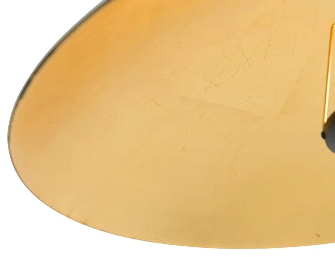 Vintage hanglamp zwart met goud 60 cm - Emilienne