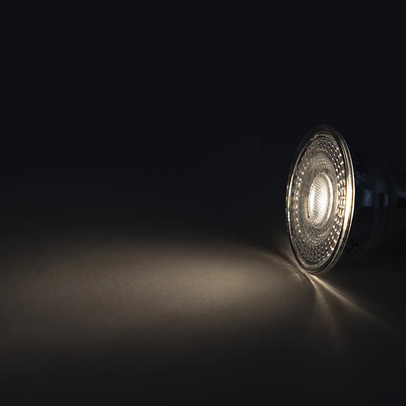 Set van 5 GU10 3-staps dimbare LED lampen 6W 260 lm 2700K