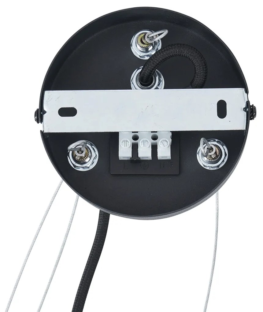 Moderne hanglamp zwart 6-lichts - Jeana Circle