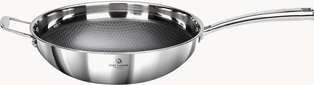 Wokpan Ceramica met antiaanbaklaag en zijhandgreep