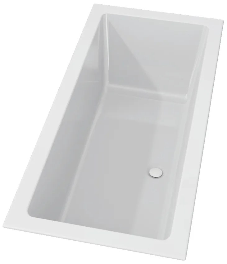 Riho Rethink Cubic inbouw ligbad 200x90cm wit glans