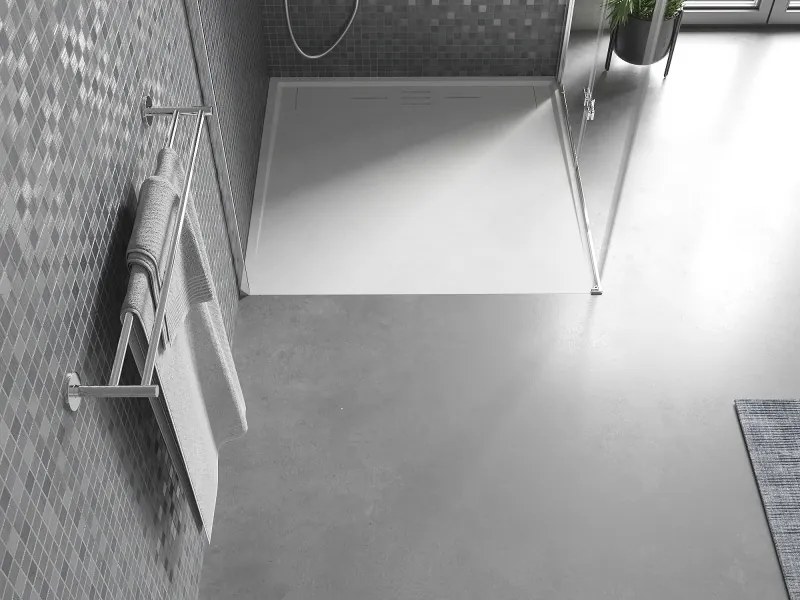 Mexen Amon vierkante douchebak SMC 100 x 100 cm, wit - 4F101010