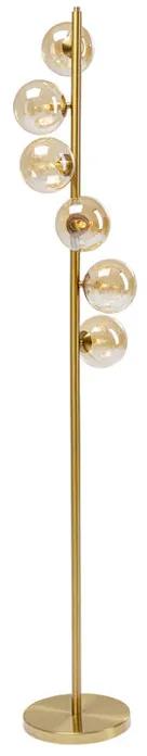 Kare Design Scala Balls Vloerlamp Met Glazen Bollen Messing