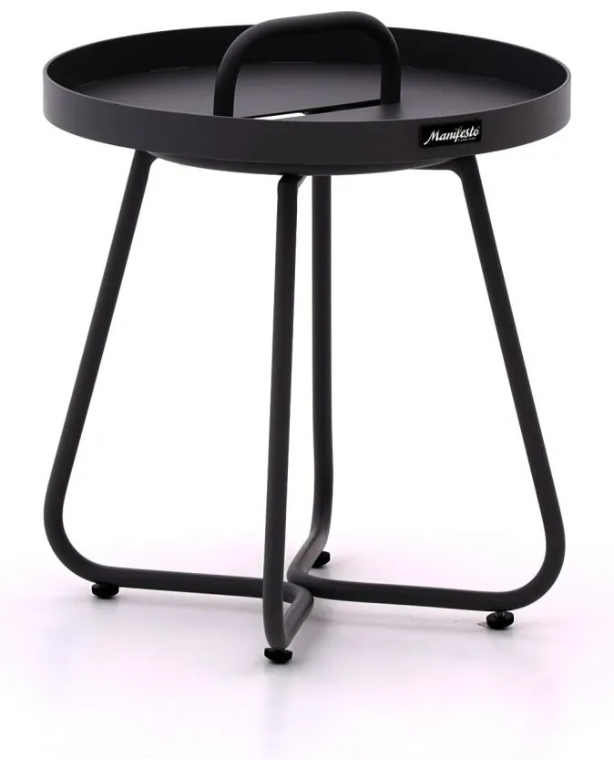 Bijzettafel tuin Manifesto  | Rond  | Tuintafel Aluminium | Ø37cm | Kees Smit Tuinmeubelen