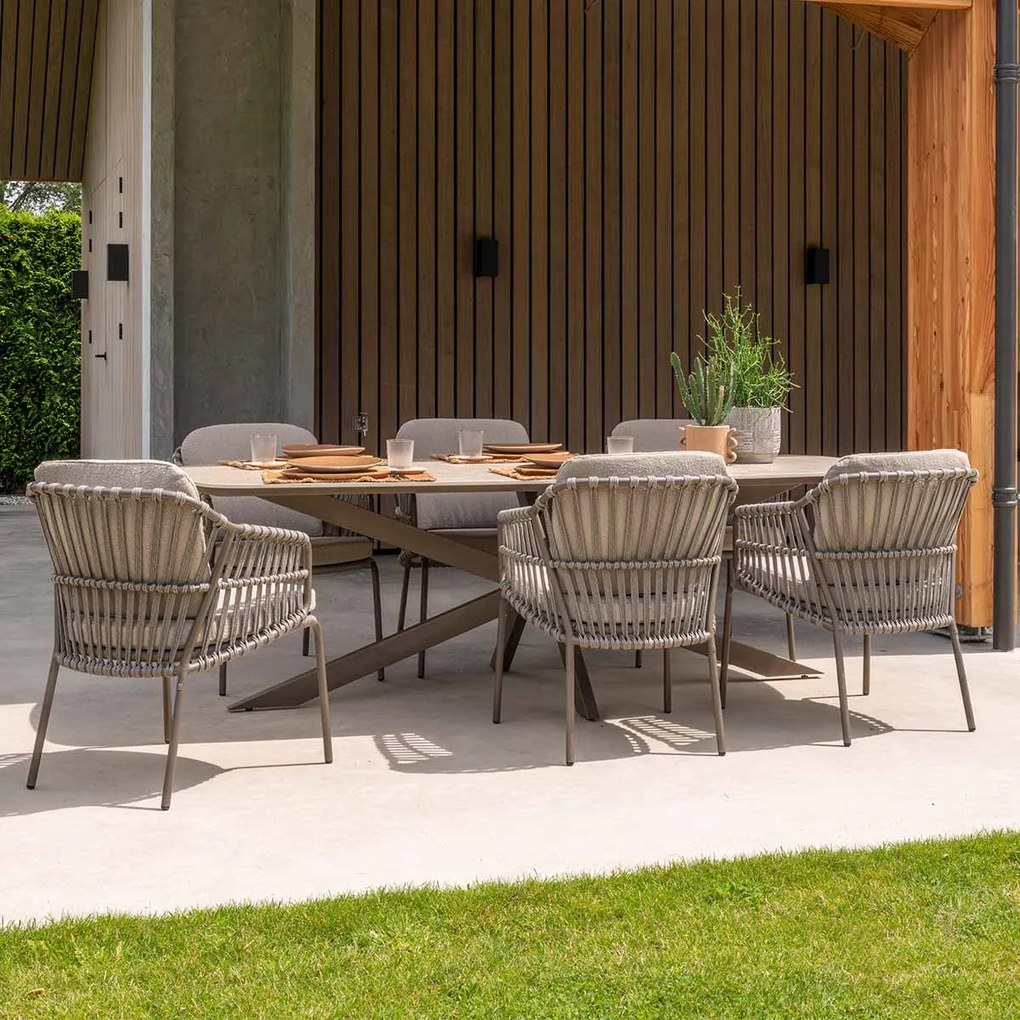 4 Seasons Prado tuintafel 240x105x75 cm - terre