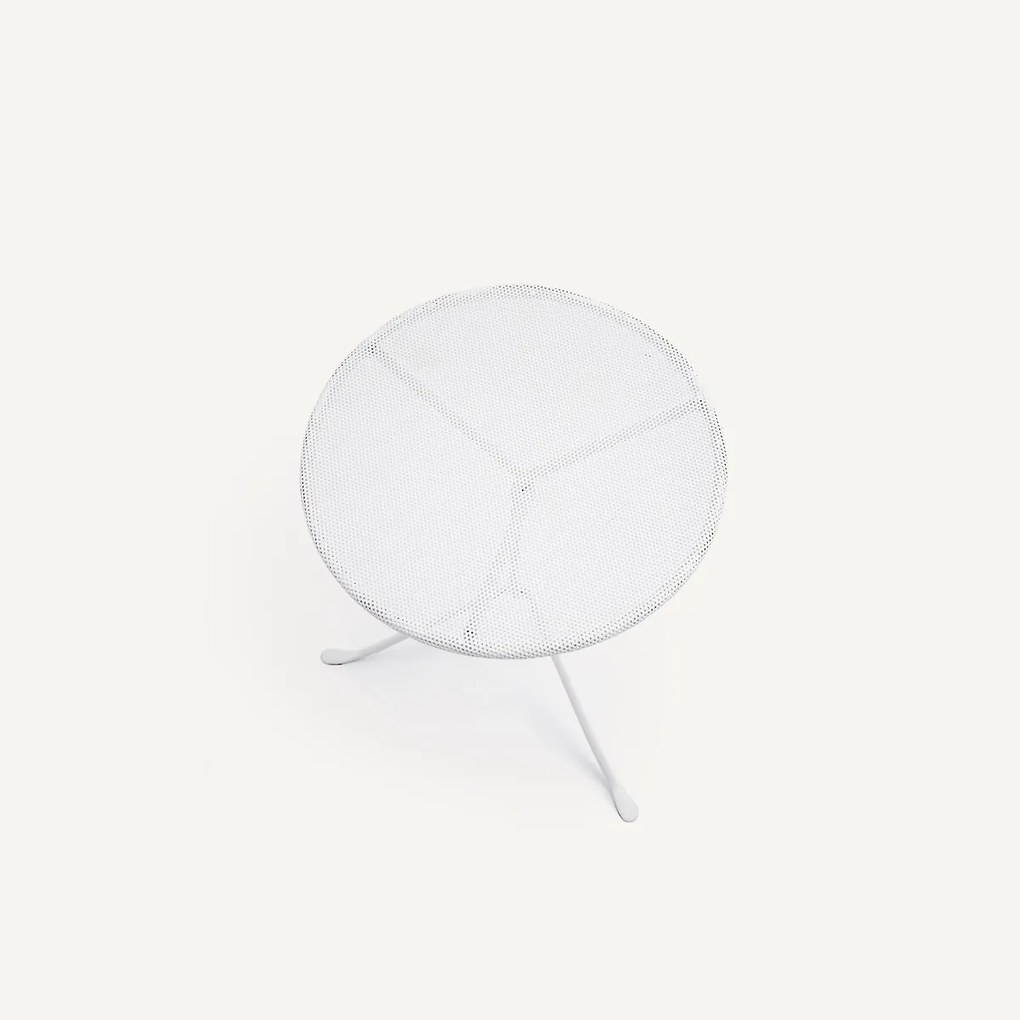 Bijzettafel in geperforeerd ijzer, H42 cm, Joy