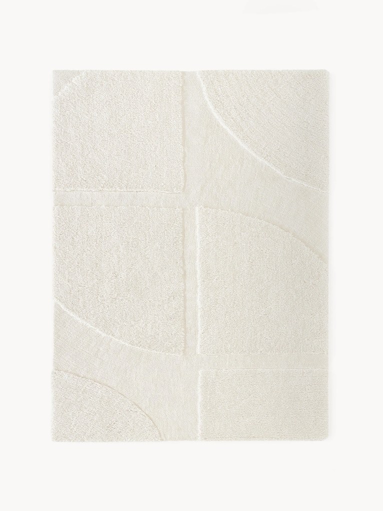 Pluizig hoog-laag vloerkleed Jade