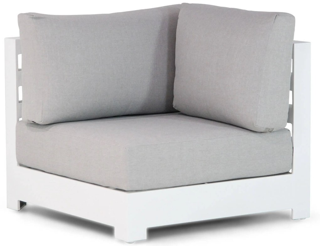 Hoek loungeset 5 personen Aluminium Wit Santika Furniture Santika Phantom