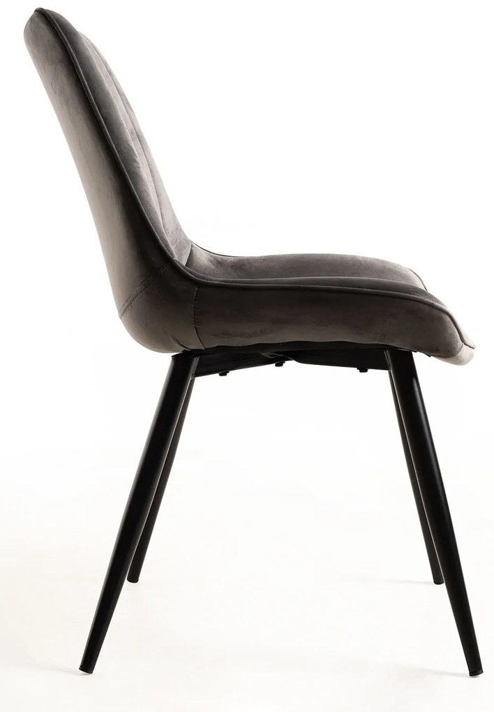 Set van 2 Lene Fluwelen Stoelen