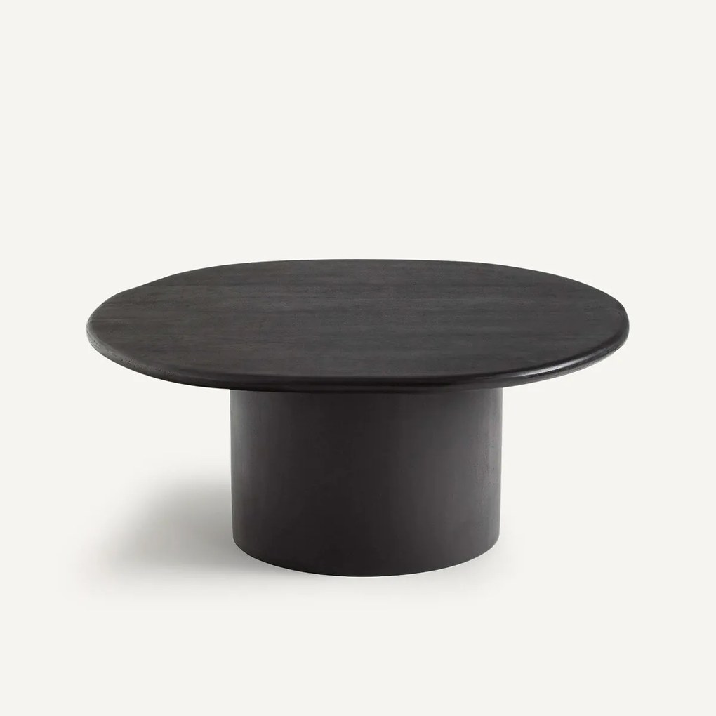 Salontafel in massief acacia, hoogte 38,5 cm, Oreus
