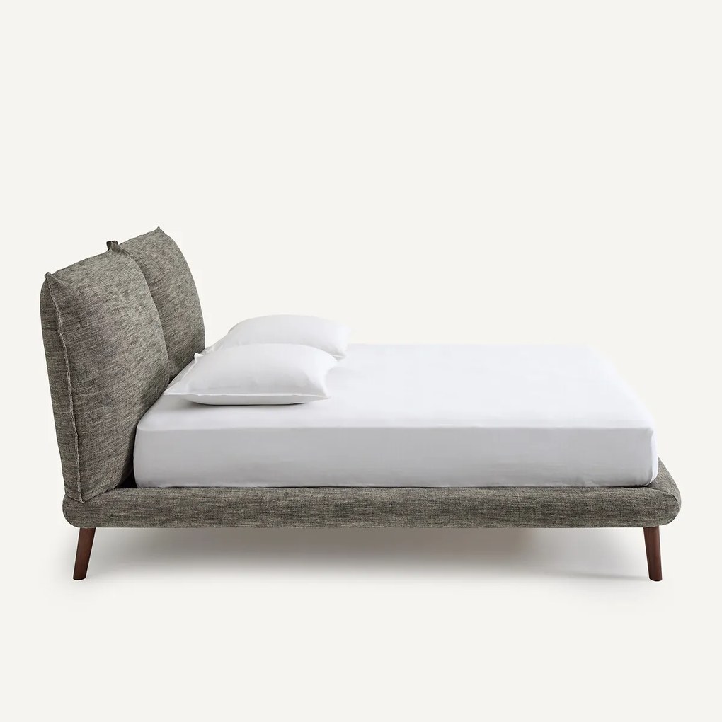 100% linnen 2-persoons bed, Aurore, ontwerp door Emmanuel Gallina