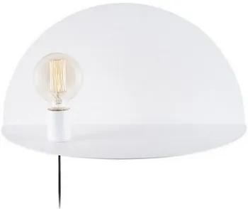 Wandlampen Wit Homemania  Shelfie Wandlamp, Modern ontwerp, Wit, 50x25x25cm