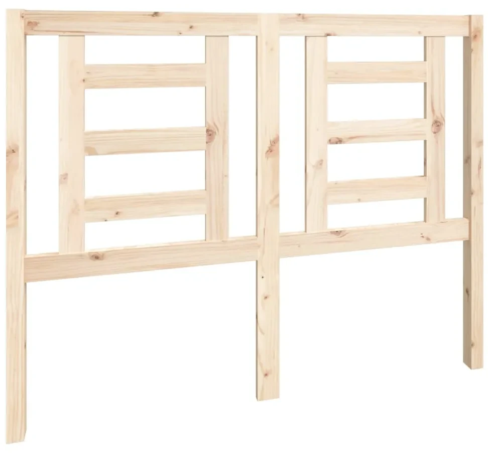 vidaXL Hoofdbord 126x4x100 cm massief grenenhout