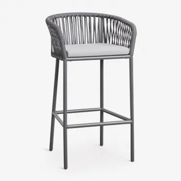 Set Van 2 Hoge Tuinkrukken Arhiza Grijs – Grafiet & ↑75 Cm - Sklum