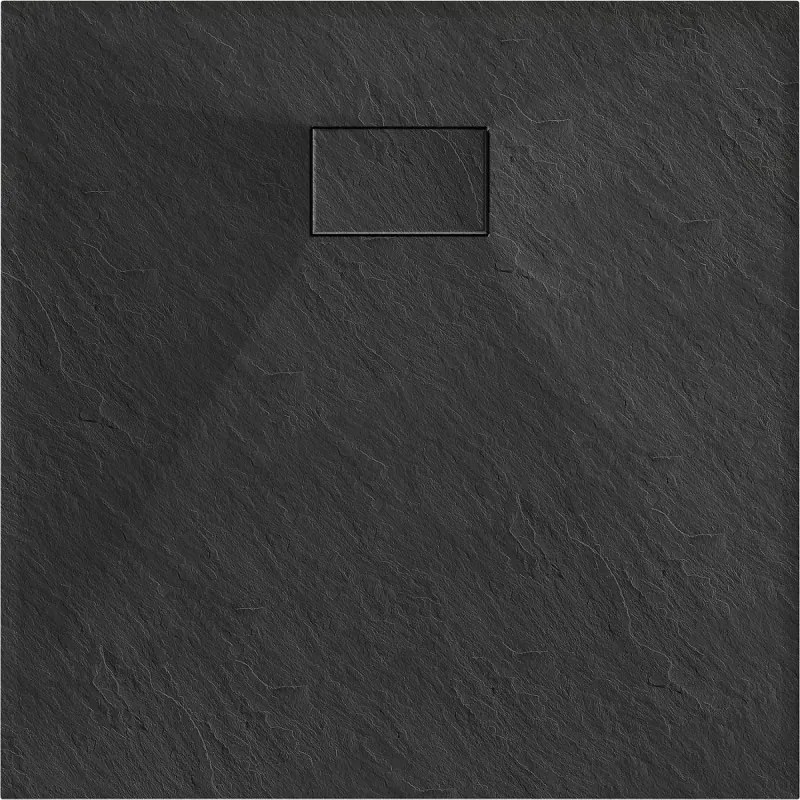 Mexen Hugo Vierkante douchebak SMC 90 x 90 cm, zwart - 42709090