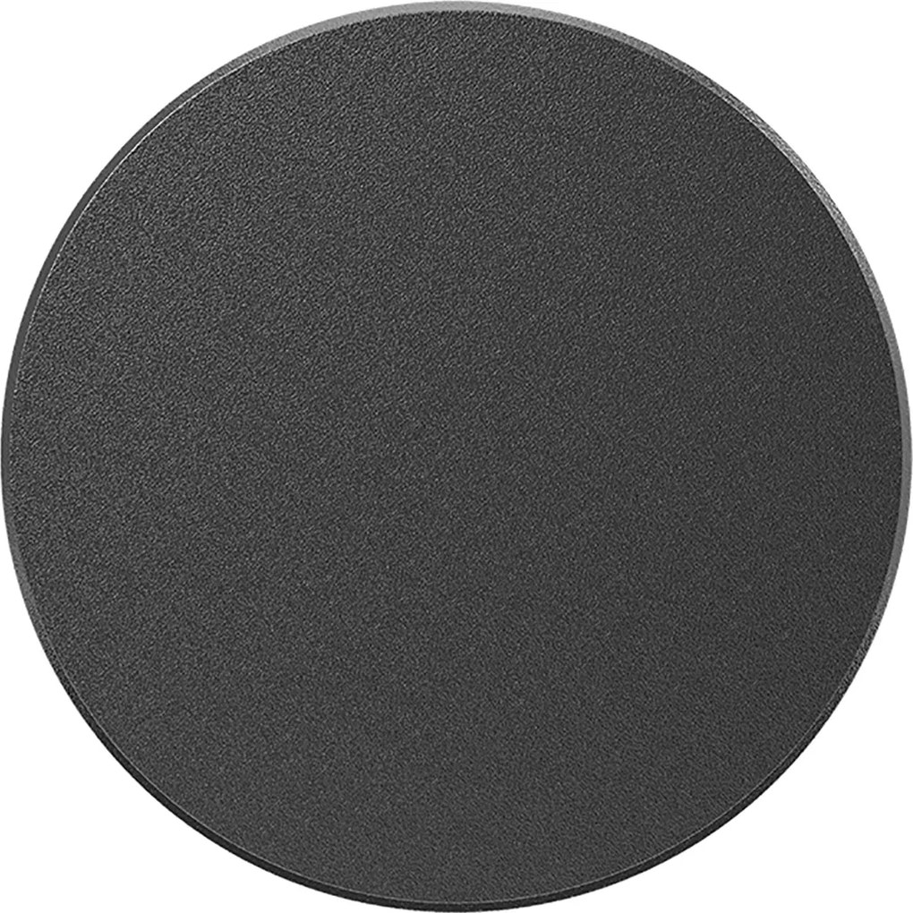 LED Wandlamp Brinton Plinto - Zwart 12x4,7cm